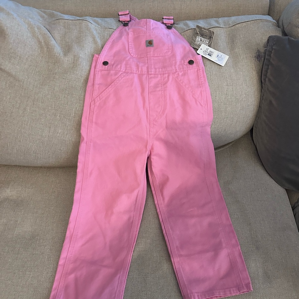Brand new carhartt 4T overalls.